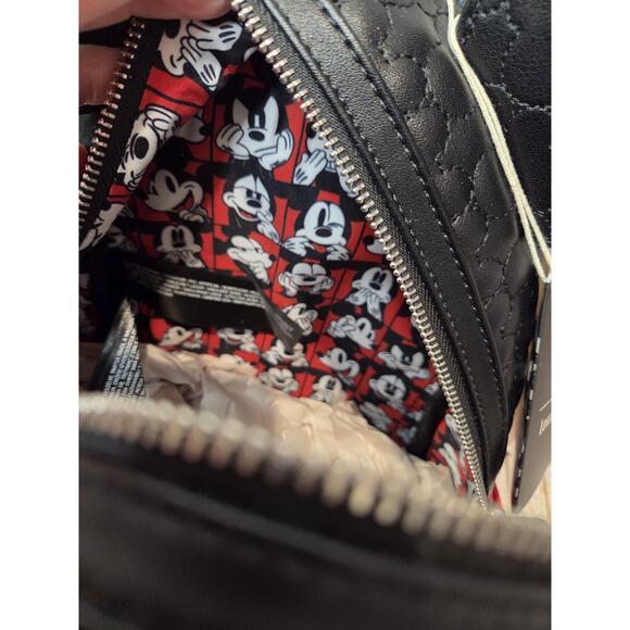 Loungefly Mickey Mouse Mini Backpack NEW Hardtag Red/Black NWT - Picture 7 of 8